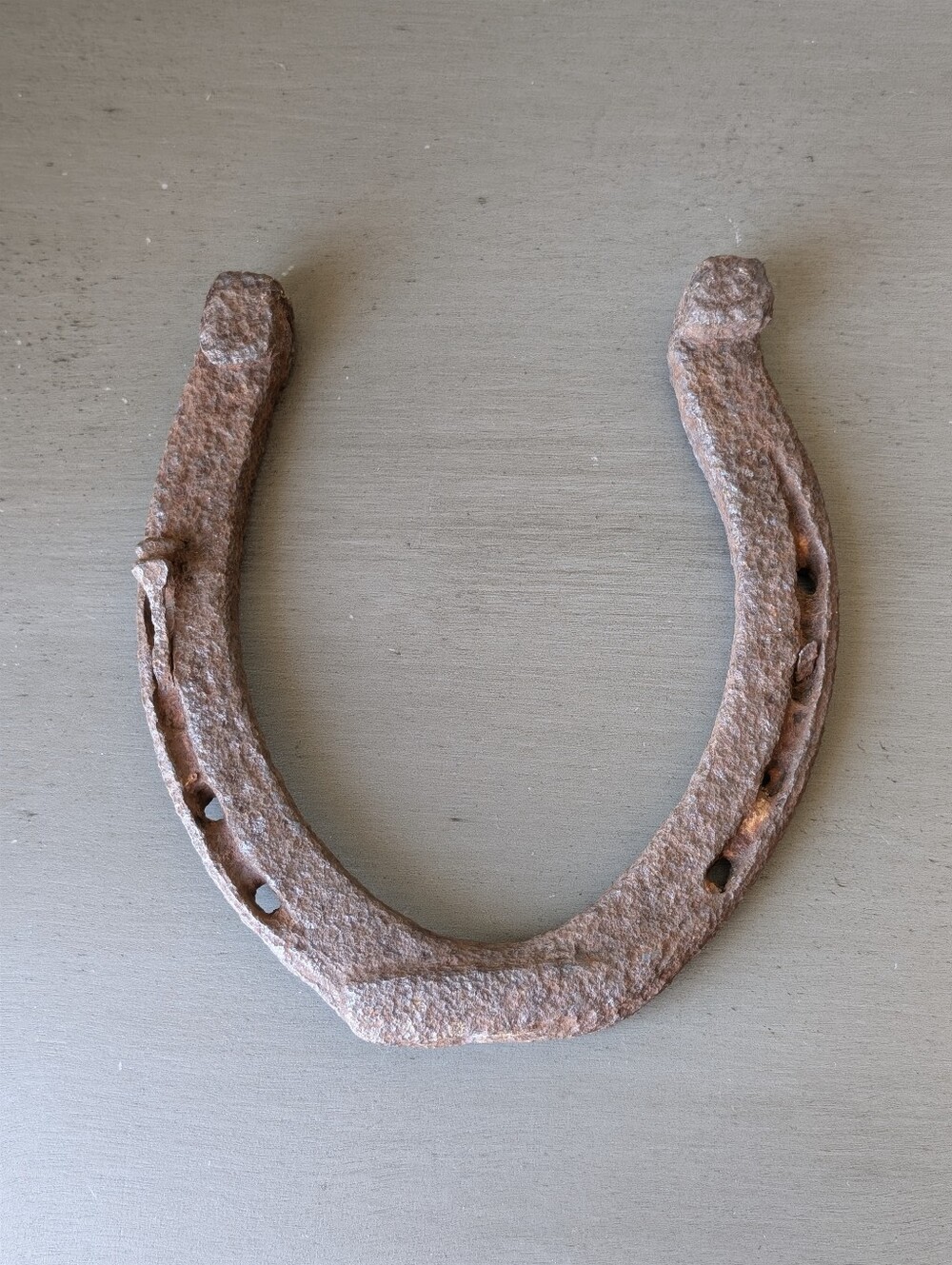 Vintage Heavy Rustic Brown Horseshoe Wall Accent Lucky Decor